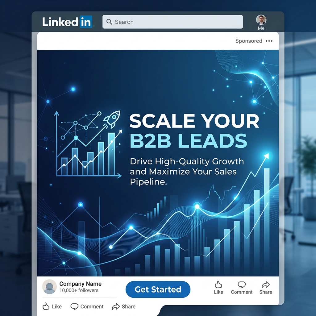 B2B Performance Ad Mockup